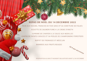 repas de noël 2022
